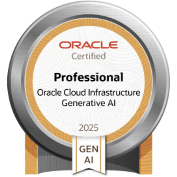 OCI 2025 Generative AI Professional
